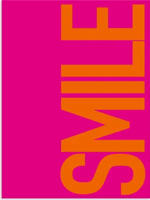 Produktbild von ARTland Wandbild Alu für Innen & Outdoor Smile Größe: 90x120 cm