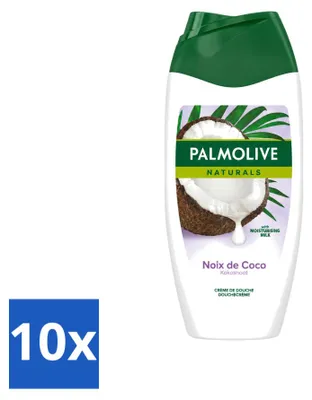 Produktbild von 10 x Palmolive Naturals Duschcreme Kokosnuss - 250 ml - Vorteilspackung - 10 Stücke