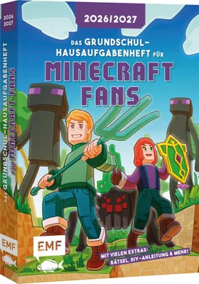 Produktbild von Das Grundschul-Hausaufgabenheft für Minecraft-Fans 2026/2027