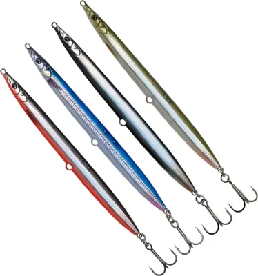 Produktbild von 4 Savage Gear Sandeel Pencil 12,5cm 19g Meerforellenköder Set