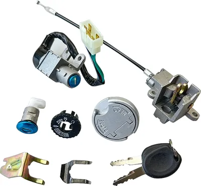 Produktbild von Schlosssatz für Blechtank und Tankdeckel AGM 50ccm 4Takt Motorroller.de mit Belüftung JSD50QT-13 Tankverschluss Tank-Verschluss Tank-Deckel 139QMB