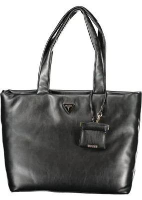 Produktbild von Guess Jeans Sunetra Tech Cabas schwarz Pochette Dreieck