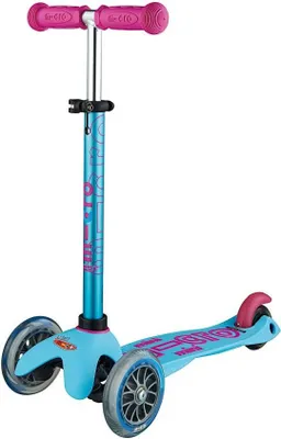 Produktbild von Micro Mobility Mini Micro Deluxe Turquoise, Kinder, Klassischer Roller, Junge/Mädchen, Asphalt, 50 kg, 3 Rad/Räder