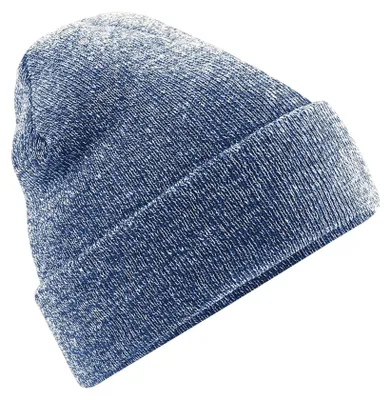 Obrázek produktu pro Beechfield Uni pletená čepice pro dospělé FK1482 (jednotná velikost) (námořnická modrá melírovaná)
