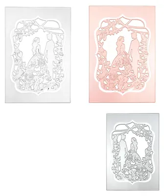Stanzform für Karten, 12 x 8,2 cm, Metall, für Scrapbooking