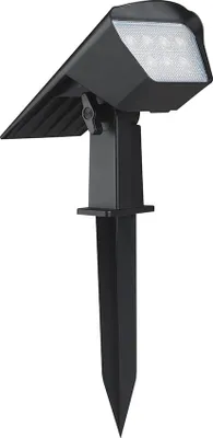 Image de Lampe solaire à piquet V-TAC - IP65 étanche - Noir - 1,3 W - 100 lumens - 3 en 1