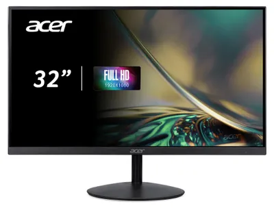 Produktbild von Acer SA322QAbi, 80 cm (31.5"), 1920 x 1080 Pixel, Full HD, LCD, 4 ms, Schwarz