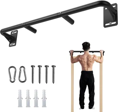 Produktbild von Wandmontierte Klimmzugstange mit mehreren Griffpositionen, bis 227 kg – Klimmzugstange – Krafttraining