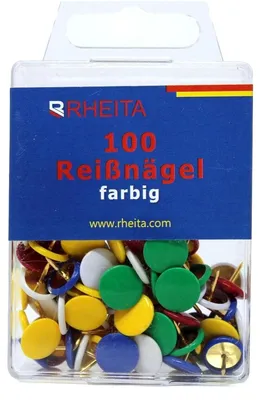 Immagine prodotto di Reissnägel farbig 100Stück 10 Stück Verkaufseinheit 666331 4006335101234