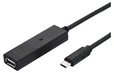 Zdjęcie produktu dla VALUE 12.99.1113, 15 m, USB C, USB A, USB 2.0, 0,48 Gbit/s, Czarny