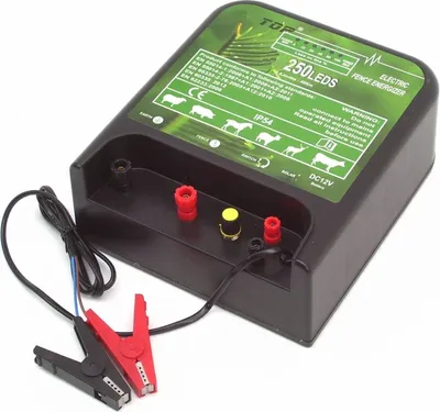 Produktbild von Elektrozaun Weidezaungerät 250 LED 12V 2,5 Joule 12000V Solar Weidezaun 56391