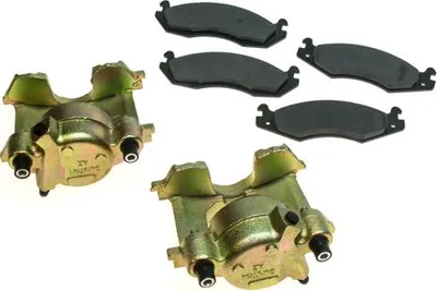 Produktbild von Bremssattel + Bremsklötze Bremsen Set Vorderachse Jeep Cherokee XJ 84-89