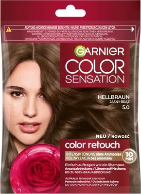 Produktbild von Garnier Color Sensation Color Retouch Szampon koloryzujący 5.0 Jasny Brąz