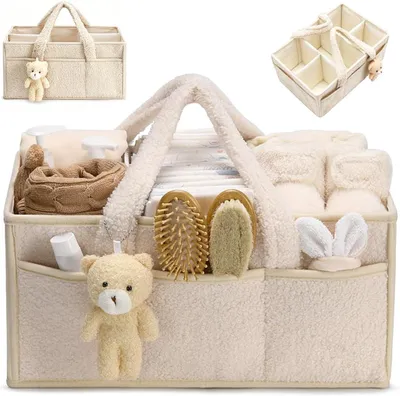 Imagen del producto de Organizador compacto para pañales, ideal para cambiadores