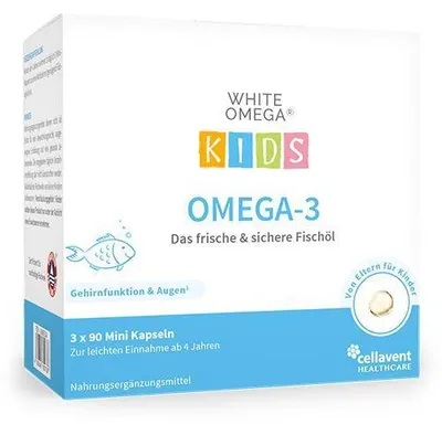 Zdjęcie produktu dla White Omega Kids Softgels 270 kapsułek
