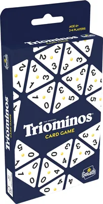 Produktbild von Goliath Kartenspiel Triominos - Strategisches Familienspiel für unterwegs