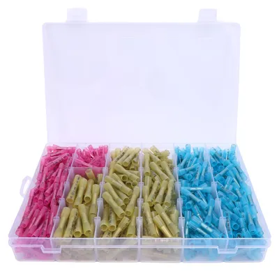 Image de Kit de connecteurs thermorétractables 540 pièces – connecteurs étanches pour câbles, adaptés aux automobiles, bateaux et camions, kit d'accessoires de connecteurs électriques isolés