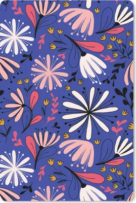 Produktbild von MuchoWow® Mauspad Mousepad Muster - Abstrakt - Blumen 18x27 cm - Mousepads - Maus Mat - Pad - Mausunterlage