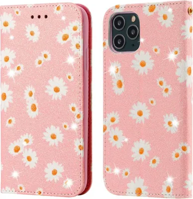Produktbild von König Design Hülle kompatibel mit Apple iPhone 11 Pro Kunstleder Handyhülle - Handy Case Rosa