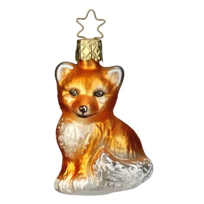 Produktbild von Füchslein 7.5 cm - Inge-Glas 10019S015 Im Zauberwald - Christbaumschmuck Glas mundgeblasen