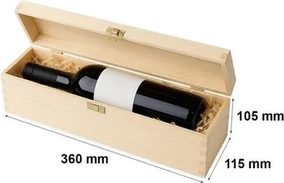 Produktbild von Holzgeschenkbox für Wein K-961