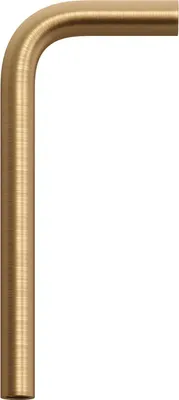 Immagine prodotto di Creative-Cables Tubo curvo di estensione – (Bronzo satinato, lunghezza 14 cm, larghezza 6,5 cm) – In metallo – Con filettatura M10x3