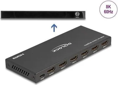 Image de DELOCK Delock HDMI Switch 5 x HDMI in zu 1 x HDMI