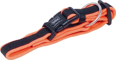 Produktbild von Nobby Mesh Preno, Universal, Standardkragen, Schwarz, Orange, Metall, Neopren, Nylon, Einfarbig, XS