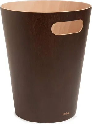 Produktbild von Woodpail Trash Can - Abfalleimer / Papierkorb, 7,5 L Espresso