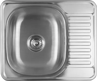 Zdjęcie produktu dla Zlewozmywaki Aqualine - Zlewozmywak, 580x480 mm, stal nierdzewna AQ5848B