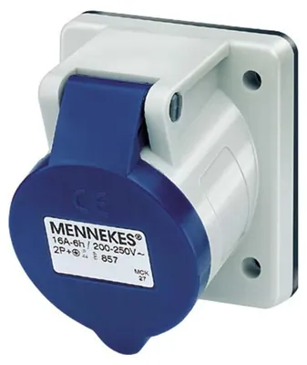Produktbild von Mennekes Anbaudose 16A,3p,6h,230V,IP44 857