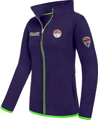 Zdjęcie produktu dla Nebulus kurtka dresowa NORY damska, przejściowa, uniwersalna, P6545 - Damska, granatowo-limonkowy, XXL/44