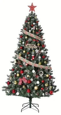 Immagine prodotto di Albero di Natale artificiale - Albero finto - Albero di Natale in PVC - Albero di Natale decorativo - Altezza: 274 cm