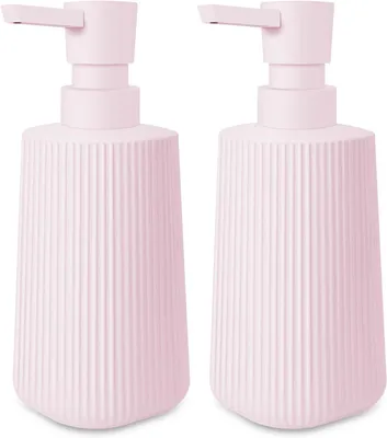 Immagine prodotto di Distributore di sapone in vetro nero, capacità 250 ml, confezione da 2 pezzi, ideale per bagno e cucina