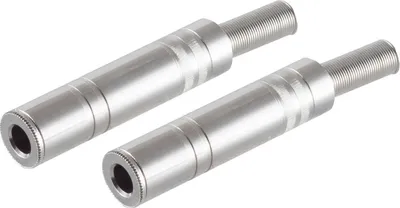 Produktbild von shiverpeaks BS50400-2, 6.3 mm, Edelstahl, Weiblich, Gerade, Metall, 2 Stück(e)