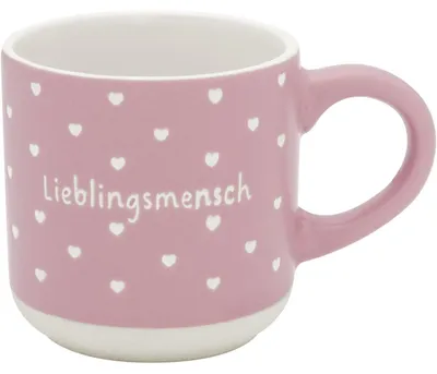 Produktbild von GRUSS & CO Espressotasse mit Gravur Mensch | Mini-Tasse aus Steinzeug, 10 cl, Tä