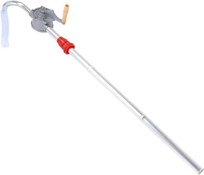 Productafbeelding van Handmatige Brandstofpomp voor Diesel en Benzine, Rotatiepomp voor Olie en Brandstofdrums, Ideaal voor Garagegebruik