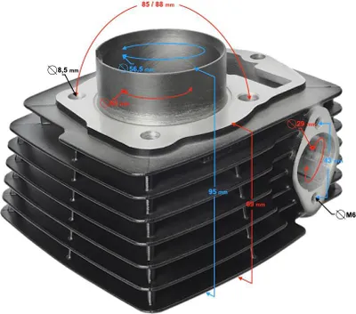 Immagine prodotto di Cilindro cavo 125 cm³ 157FMI Hyper 125