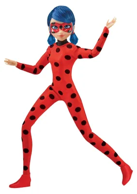 Image de Poupée Miraculous, peluche Ladybug, 26 cm
