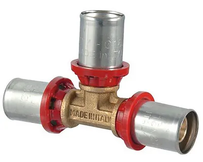 Obrázek produktu pro AL-PEX T-kus 20x16x20 - lisovací