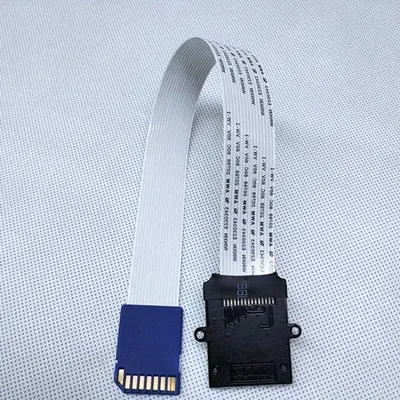 Image de Adaptateur pour carte SD de navigateur GPS de voiture et rallonge, noir, 25 cm