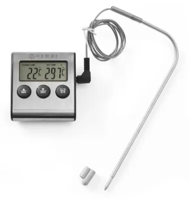 Immagine prodotto di Termometro per arrosti HENDI con timer, 65x70x(H)17mm