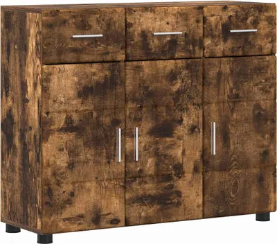 Obrázok produktu pre vidaXL Komoda s dvierkami FLORIN Údený dub 88,5 x 30,5 x 73 cm