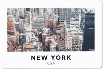 Produktbild von MuchoWow® Mauspad Mousepad New York - Amerika - Architektur 27x18 cm - Mousepads - Maus Mat - Pad - Mausunterlage - Büroartikel - Desk Matten