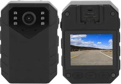 Obrázok produktu pre Dailygoody – 4K kamera pre policajné a bezpečnostné účely – Prenosná kamera – Nočné videnie – Nahrávanie zvuku – Vysoko kvalitná videokamera – Vhodná pre orgány činné v trestnom konaní – Kompaktná