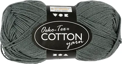 Produktbild von Creativ Company 431190, Handwerk, Grau, Baumwolle, 170 m, 50 g, Maschinenwäsche