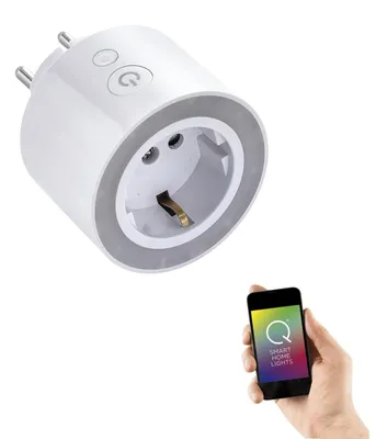 Produktbild von Q-PLUG Paul Neuhaus Zwischenstecker, weiss 1xLED-Board 0,25W 2700K IP20, 220-240V, Max. 10A (2200-2400 W)