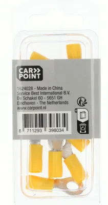 Produktbild von Carpoint Ringkabelschuh 676 M6 Gelb 10 Stück