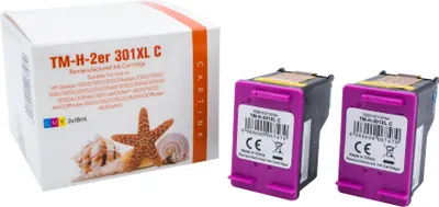 Produktbild von HP 301 Color XL Doppelpack Refill Tinte Color für HP / CH564EE / 2x18 ml Tintenpatrone