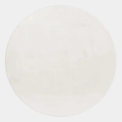 Immagine prodotto di Pouffy tappeto soffice pelo corto rotonda Ø 160cm crema